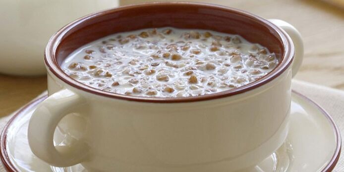 Buckwheat porridge with kefir for weight loss